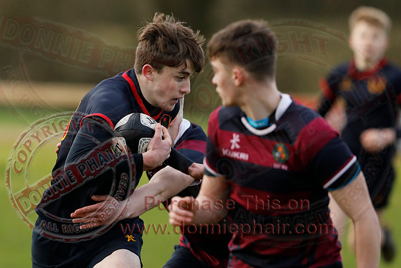 ERGS 1st XV (43) V Belfast Royal Academy 1st XV (5) in Schools Friendly Rugby-4