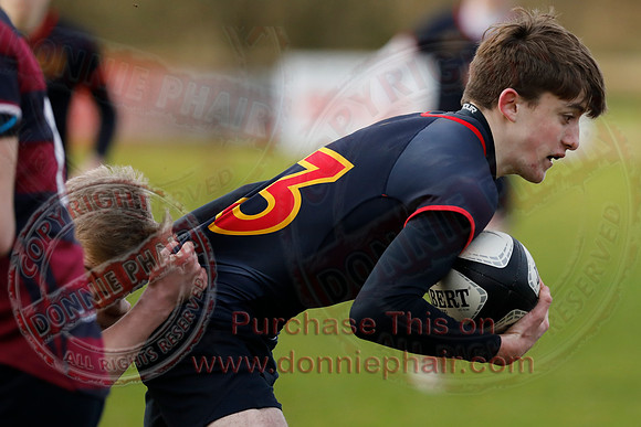 ERGS 1st XV (43) V Belfast Royal Academy 1st XV (5) in Schools Friendly Rugby-5