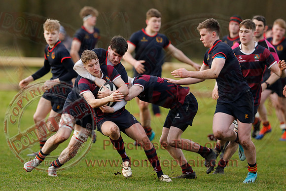 ERGS 1st XV (43) V Belfast Royal Academy 1st XV (5) in Schools Friendly Rugby-6