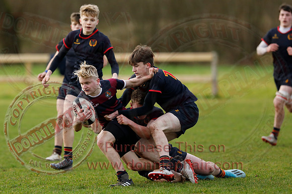 ERGS 1st XV (43) V Belfast Royal Academy 1st XV (5) in Schools Friendly Rugby-9