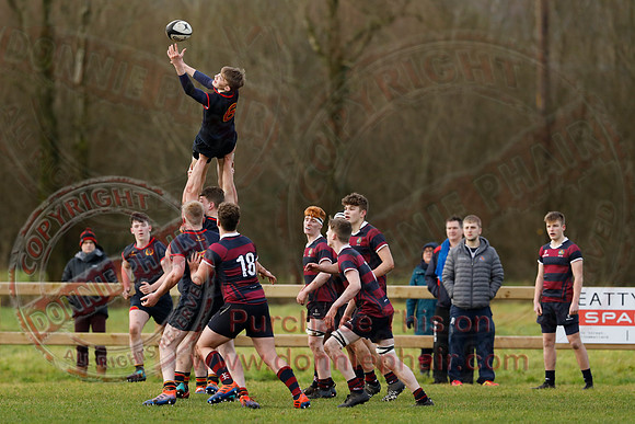 ERGS 1st XV (43) V Belfast Royal Academy 1st XV (5) in Schools Friendly Rugby-12