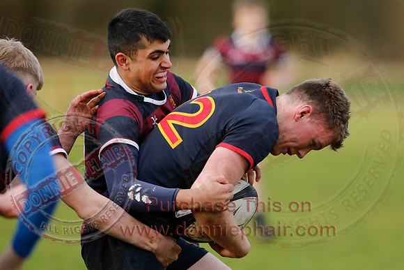 ERGS 1st XV (43) V Belfast Royal Academy 1st XV (5) in Schools Friendly Rugby-16