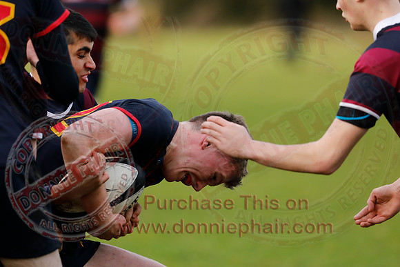 ERGS 1st XV (43) V Belfast Royal Academy 1st XV (5) in Schools Friendly Rugby-17