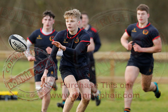 ERGS 1st XV (43) V Belfast Royal Academy 1st XV (5) in Schools Friendly Rugby-18