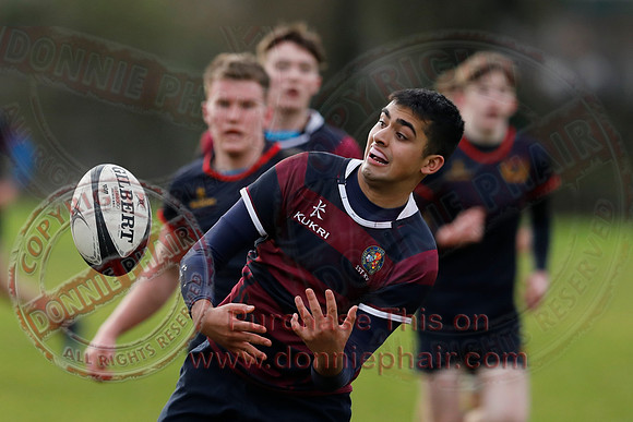 ERGS 1st XV (43) V Belfast Royal Academy 1st XV (5) in Schools Friendly Rugby-22