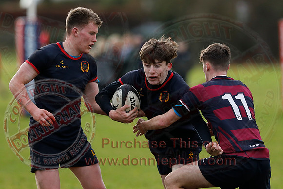 ERGS 1st XV (43) V Belfast Royal Academy 1st XV (5) in Schools Friendly Rugby-23