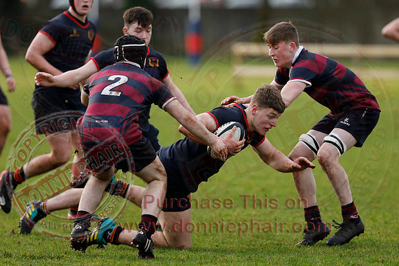 ERGS 1st XV (43) V Belfast Royal Academy 1st XV (5) in Schools Friendly Rugby-25