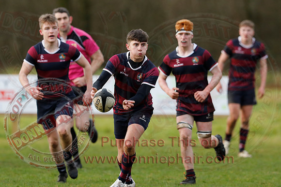 ERGS 1st XV (43) V Belfast Royal Academy 1st XV (5) in Schools Friendly Rugby-26