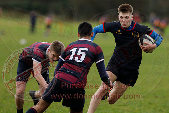 ERGS 1st XV (43) V Belfast Royal Academy 1st XV (5) in Schools Friendly Rugby-29