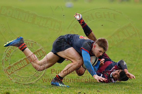 ERGS 1st XV (43) V Belfast Royal Academy 1st XV (5) in Schools Friendly Rugby-30