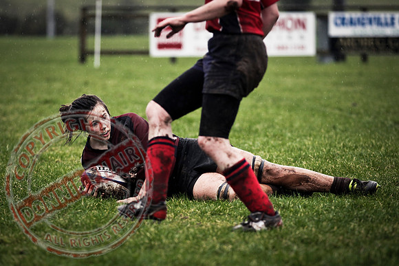 Enniskillen V Cavan in Ladies Rugby.