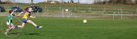 Fermanagh Cladies V Clare in GAA Football.