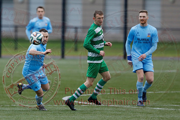 Enniskillen Town (2) V Sharmock (3) in Junior Cup Football-1