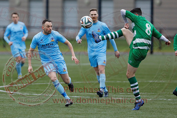 Enniskillen Town (2) V Sharmock (3) in Junior Cup Football-3