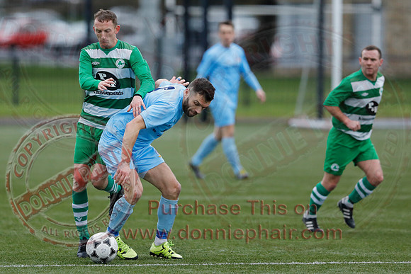 Enniskillen Town (2) V Sharmock (3) in Junior Cup Football-9