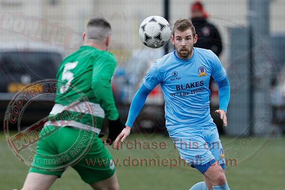 Enniskillen Town (2) V Sharmock (3) in Junior Cup Football-10