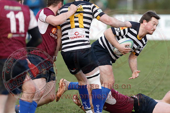 Enniskillen 1st XV (28) V CIYMS 1st XV (13) in Ulster Rugby Championship Division One-2