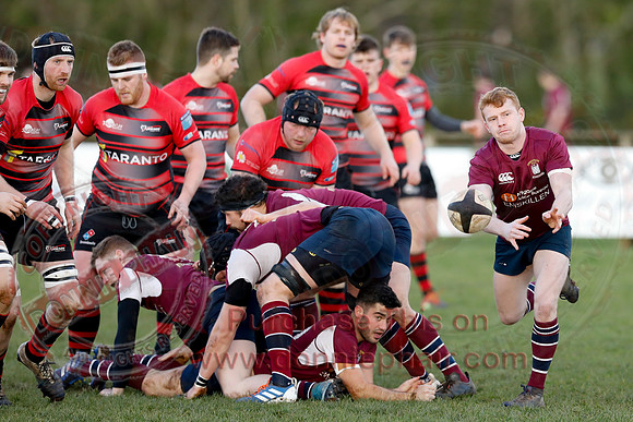 Enniskillen 1st XV (12) V Armagh 2nd XV (3) in Town Cup - Rugby-20