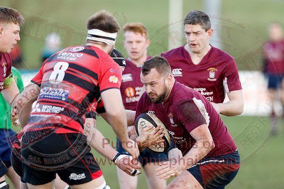 Enniskillen 1st XV (12) V Armagh 2nd XV (3) in Town Cup - Rugby-23