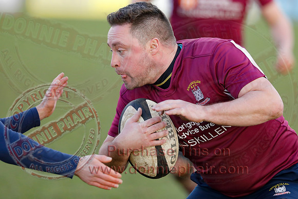 Enniskillen 1st XV (12) V Armagh 2nd XV (3) in Town Cup - Rugby-25