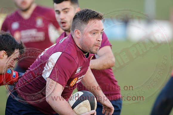 Enniskillen 1st XV (12) V Armagh 2nd XV (3) in Town Cup - Rugby-26
