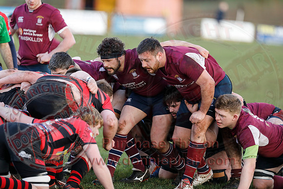 Enniskillen 1st XV (12) V Armagh 2nd XV (3) in Town Cup - Rugby-27