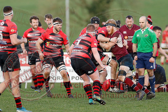 Enniskillen 1st XV (12) V Armagh 2nd XV (3) in Town Cup - Rugby-29