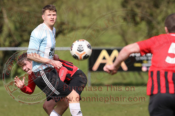Lisbellaw (3) V Irvinestown (1) in Mercer Football League-14