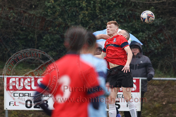Lisbellaw (2) V Enniskillen Town (1) in Mercer Football League, Division 1-5