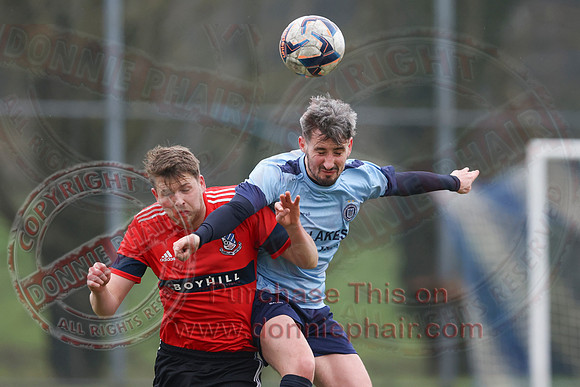 Lisbellaw (2) V Enniskillen Town (1) in Mercer Football League, Division 1-7