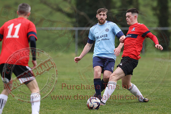 Lisbellaw (2) V Enniskillen Town (1) in Mercer Football League, Division 1-8