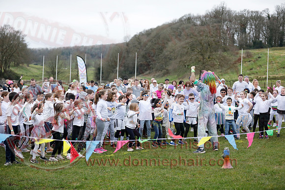 Enniskillen Integrated Primary School Colour Run at Necarne-1