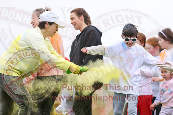 Enniskillen Integrated Primary School Colour Run at Necarne-44