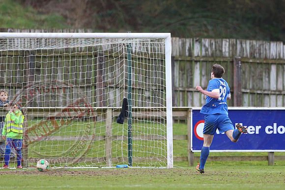 Ballinamallard United (0) V Glentoran (3) in IFA Premiership.