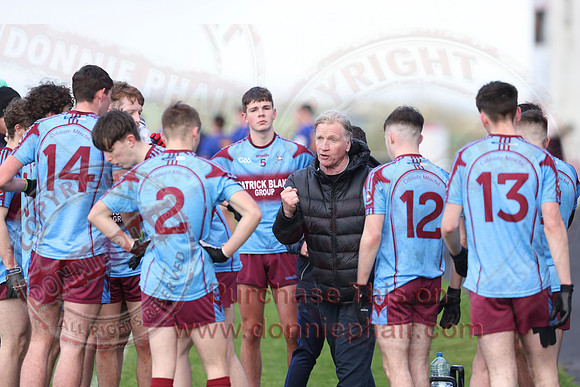 St. Michaels Enniskillen (0-11) V St. Pat's Cavan (1-08) in MacRory Cup-21