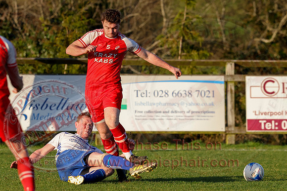Enniskillen Rangers (4) V Magheraveely (0) in Mercer Football League-2