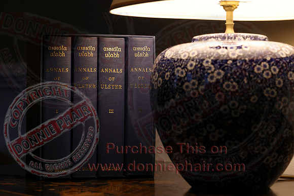 The Annals of Ulster book collection presentation to Lord Nicholas Hamilton of Belle Isle Estate-6