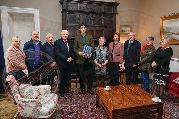 The Annals of Ulster book collection presentation to Lord Nicholas Hamilton of Belle Isle Estate-17