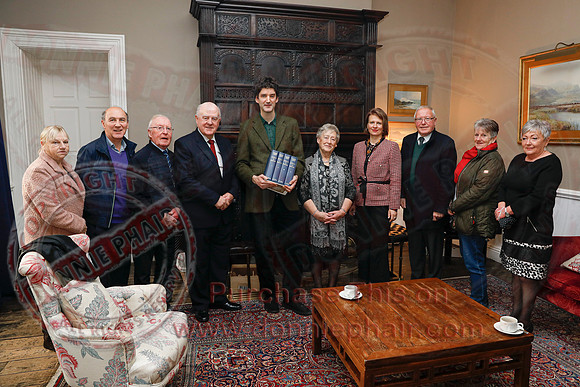 The Annals of Ulster book collection presentation to Lord Nicholas Hamilton of Belle Isle Estate-18