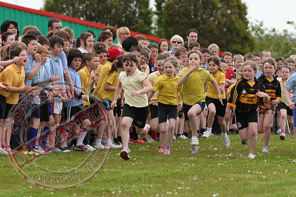 Schools Cross Country Running at the Bawnacre, Irvinestown.