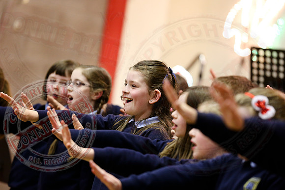 Community Carol Service in St. Mary's Hall, Tempo.