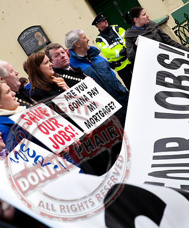 Quinn Insurance Protest in Cavan Town.