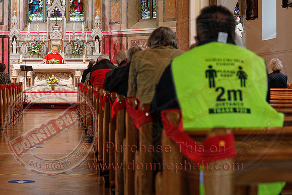 Mass in Holy Cross Church Lisnaskea after Covid-19 Lock-down-5