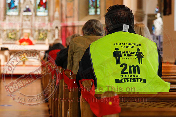 Mass in Holy Cross Church Lisnaskea after Covid-19 Lock-down-6