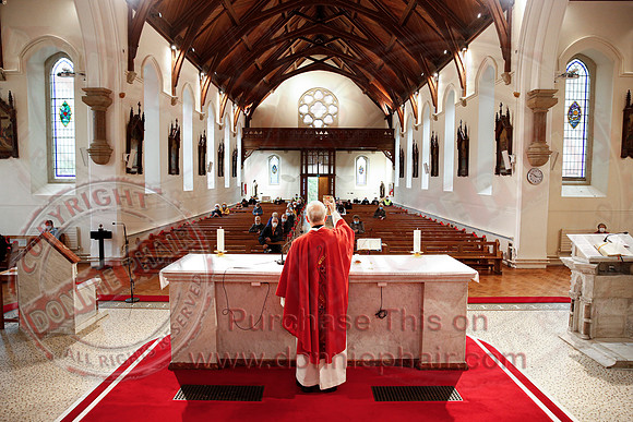 Mass in Holy Cross Church Lisnaskea after Covid-19 Lock-down-7