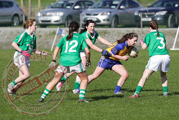 Fermanagh Cladies V Clare in GAA Football.