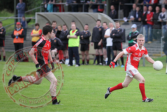 Fermanagh GAA Football Championship Quarter Finals Between Maguiresbridge and Belnaleck.