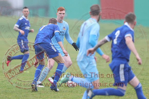 Enniskillen Town (3) V Beragh Swifts (0) in Mercer Football League-1
