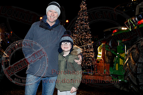Enniskillen Charity Christmas Lights Tractor Run-3