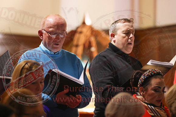 Caritas singing Christmas Hymns in The Graan, Enniskillen.-4